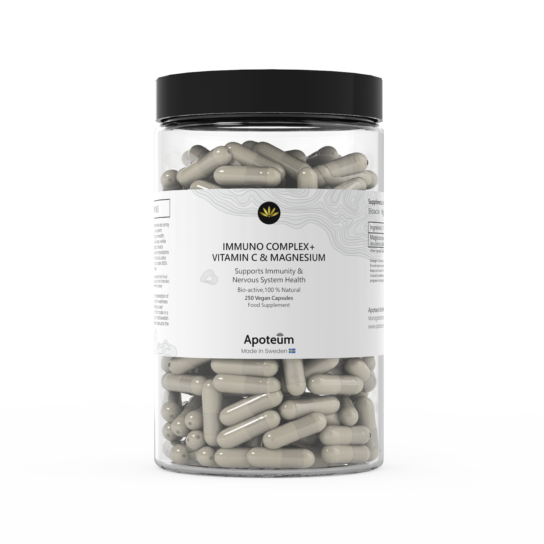 Packung mit 250 Kapseln Vitamin C & Magnesium (Immunkomplex)