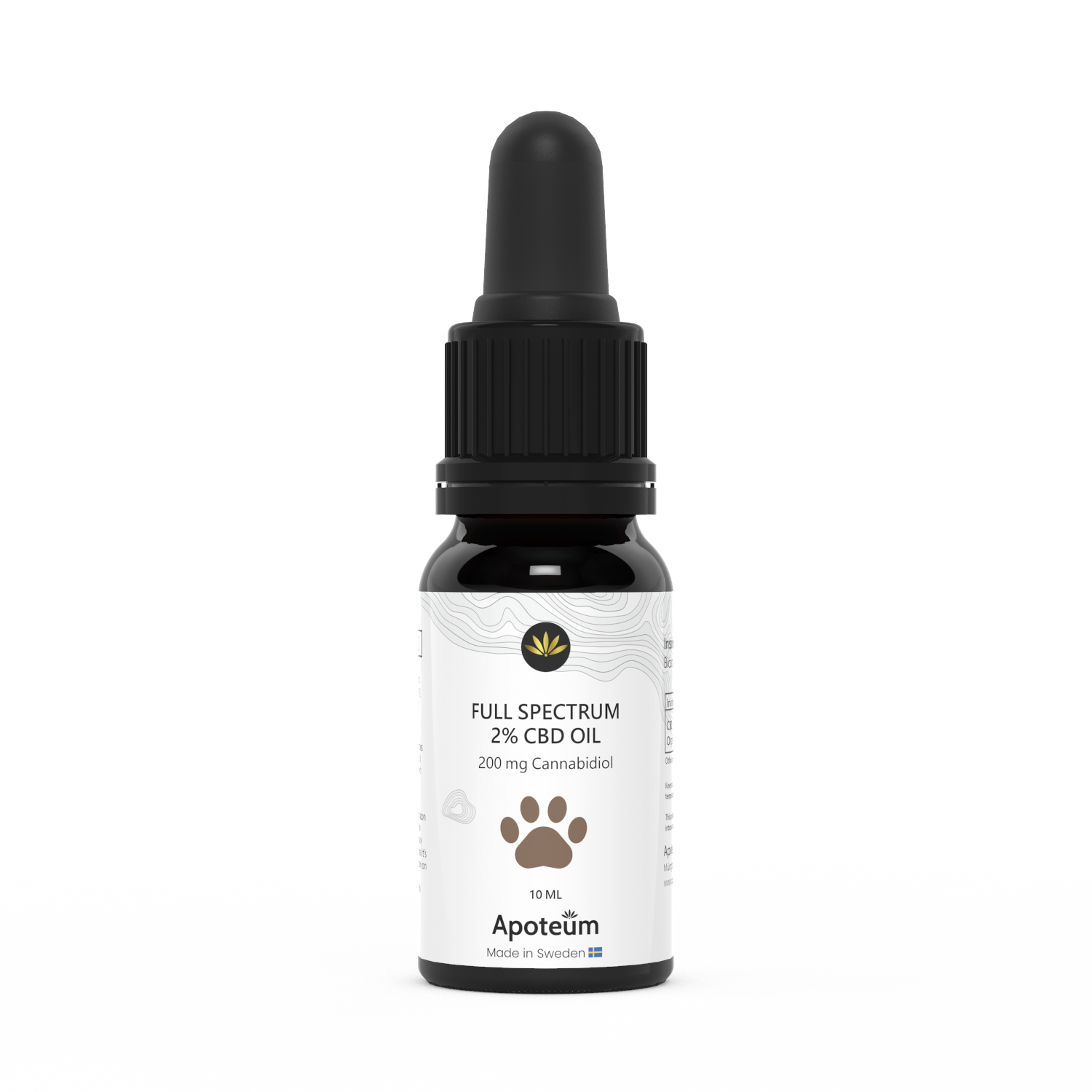 2% CBD Öl für Haustiere - Vollspektrum - Natur