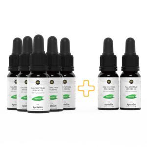 7 Flaschen 20% CBD Öl - Vollspektrum - Natur