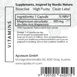 Etikett von Vitamin C & Magnesium (Immunkomplex)