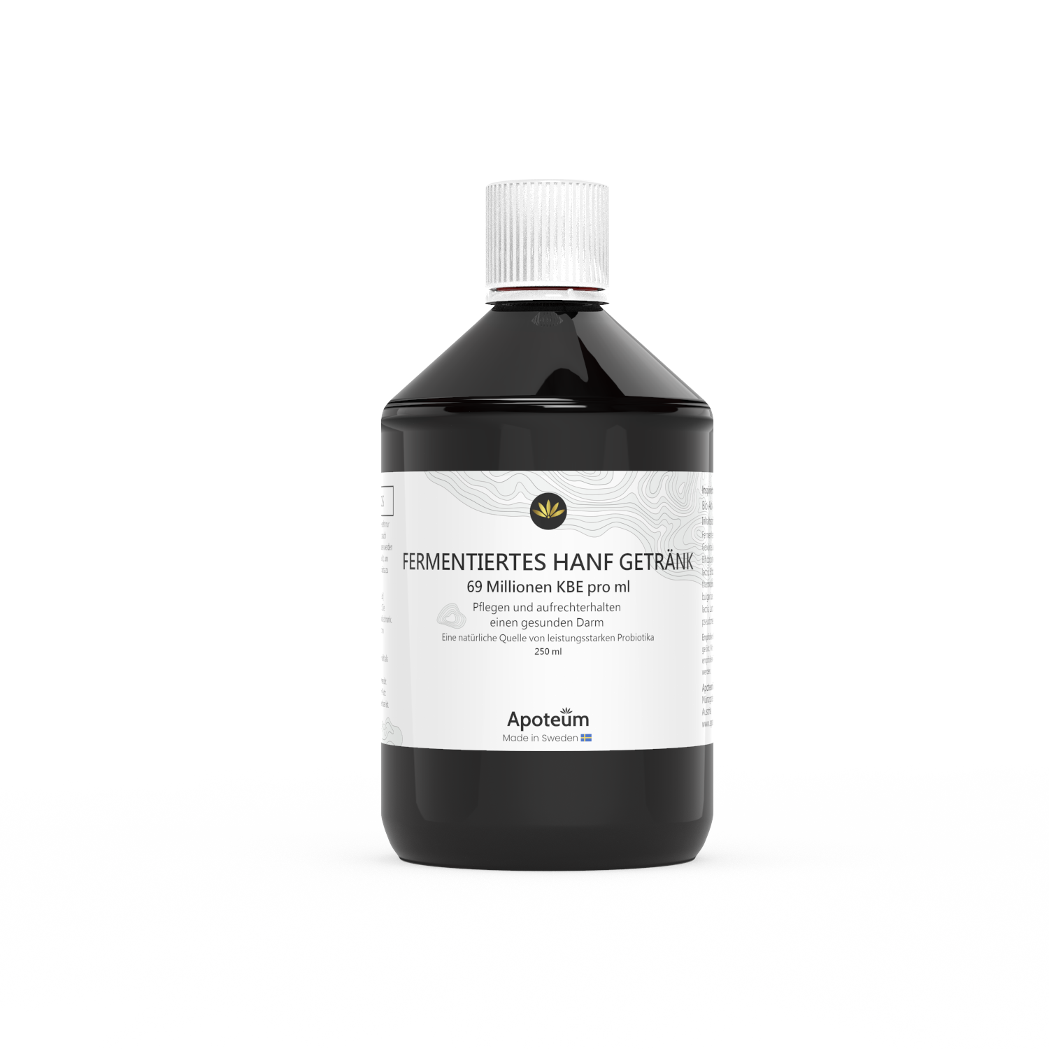 250 ml Probiotischer & Fermentierter Hanf-Drink